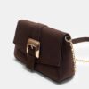 Crossbody Bag with Irregular Buckle