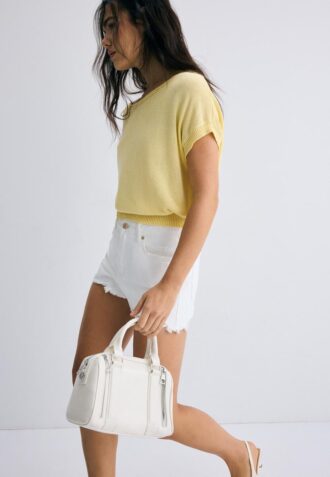 Crossbody Bag with Zip Detail