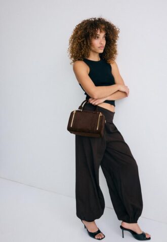Crossbody Bag with Zip Details