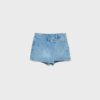 Crossover Denim Skort Crossover Denim Skort