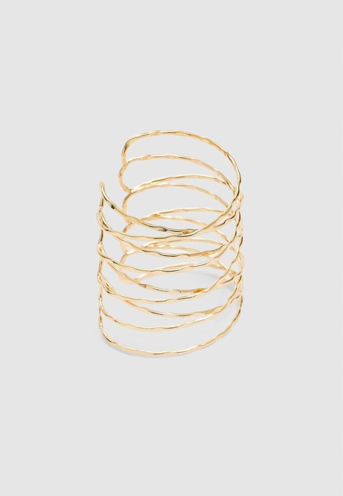 Crossover Rigid Round Arm Cuff