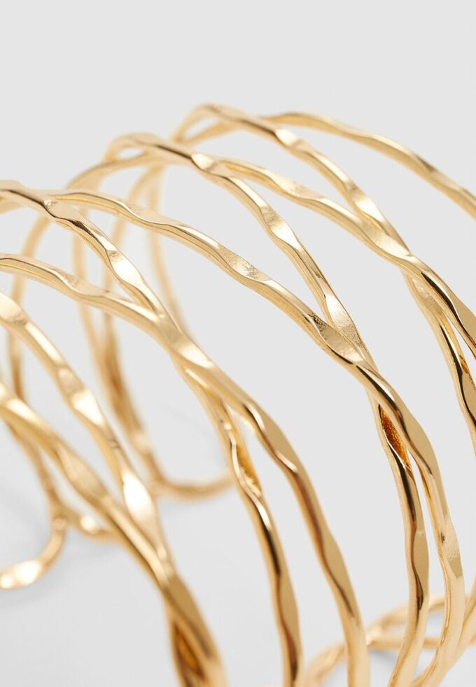 Crossover Rigid Round Arm Cuff