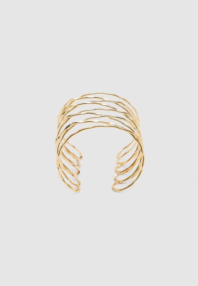 Crossover Rigid Round Arm Cuff