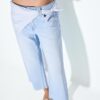 Culotte Jeans with Scarf Detail Culotte Jeans with Scarf Detail