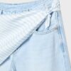 Culotte Jeans with Scarf Detail Culotte Jeans with Scarf Detail