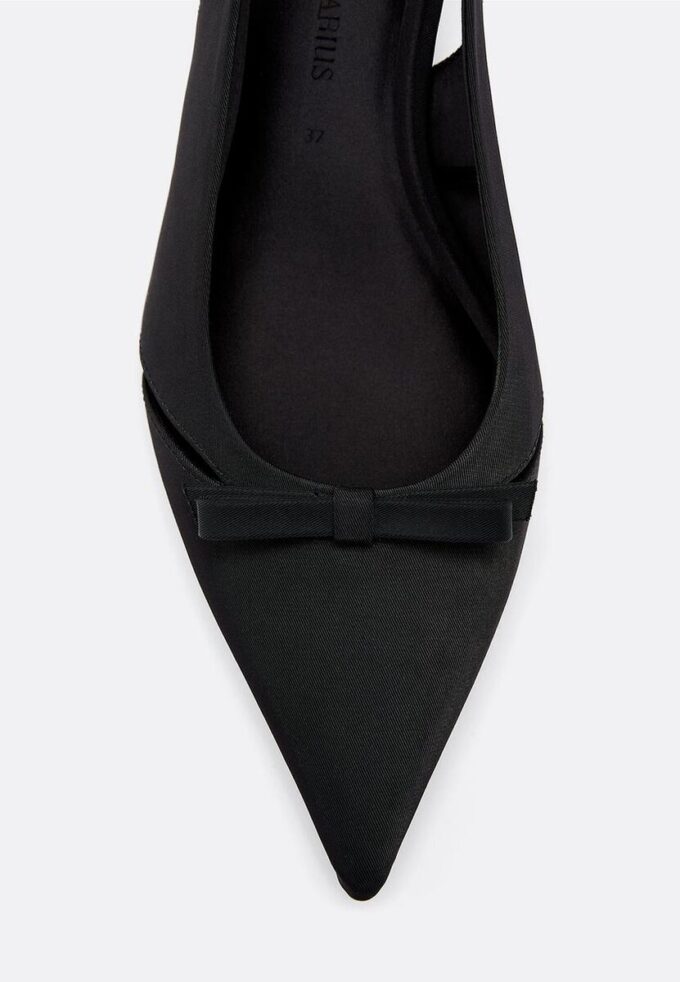 Cut-Out Kitten Heel Shoes