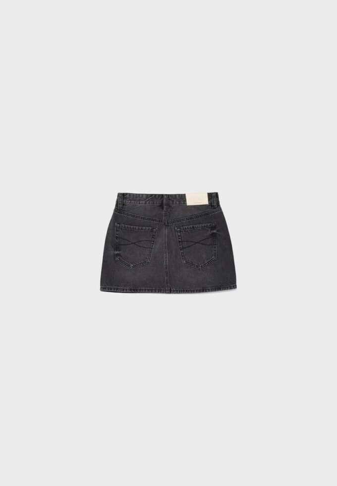 D60 Basic Denim Mini Skirt D60 Basic Denim Mini Skirt