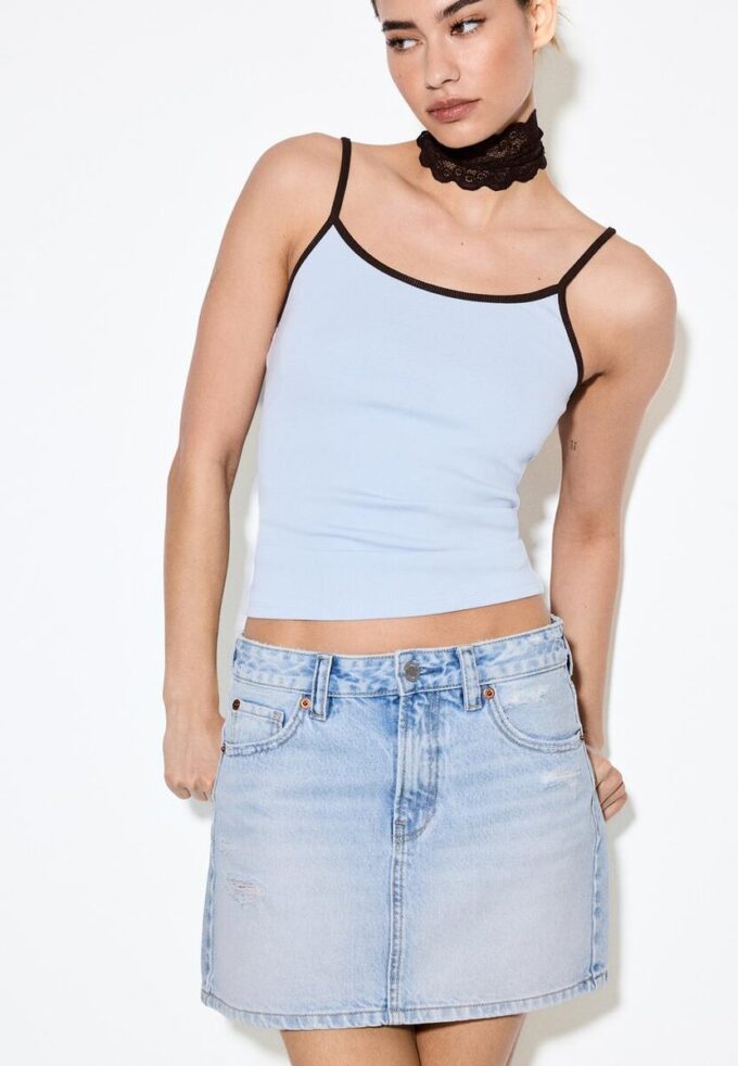 D60 Denim Mini Skirt D60 Denim Mini Skirt