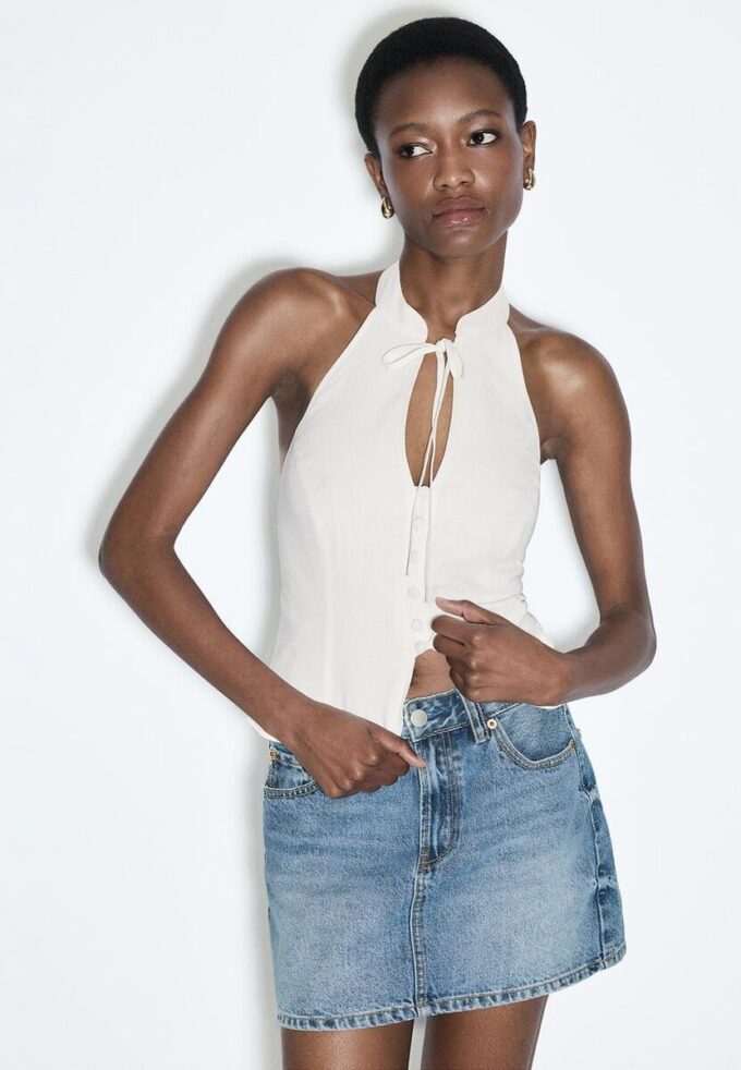 D60 Denim Mini Skirt D60 Denim Mini Skirt