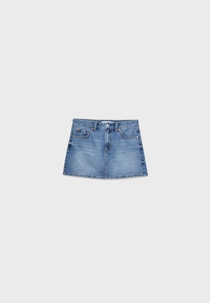 D60 Denim Mini Skirt D60 Denim Mini Skirt