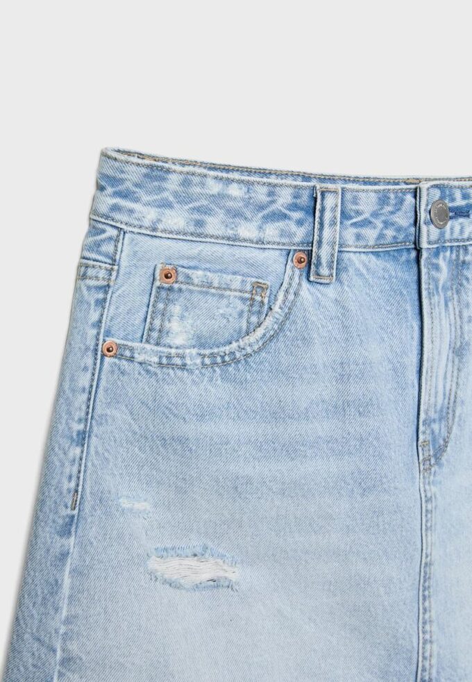 D60 Denim Mini Skirt D60 Denim Mini Skirt
