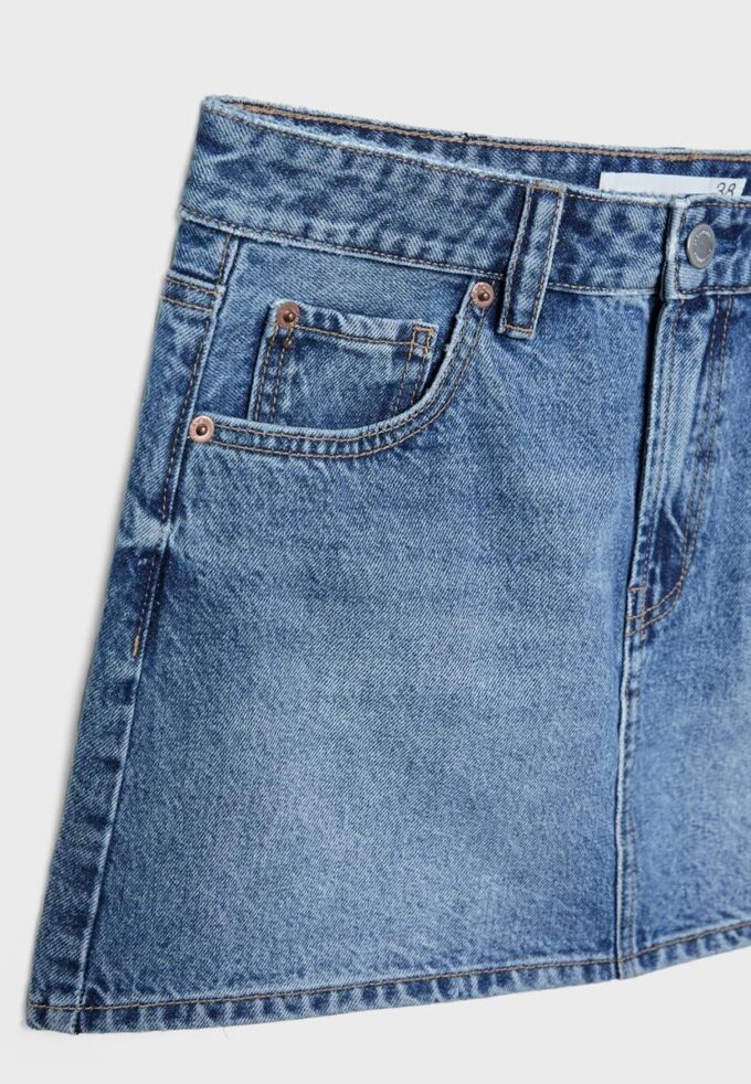 D60 Denim Mini Skirt D60 Denim Mini Skirt