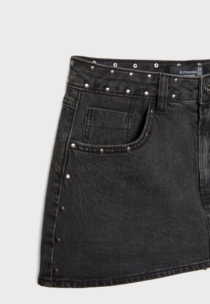 D62 Studded Denim Skort D62 Studded Denim Skort