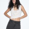 D62 Studded Denim Skort D62 Studded Denim Skort