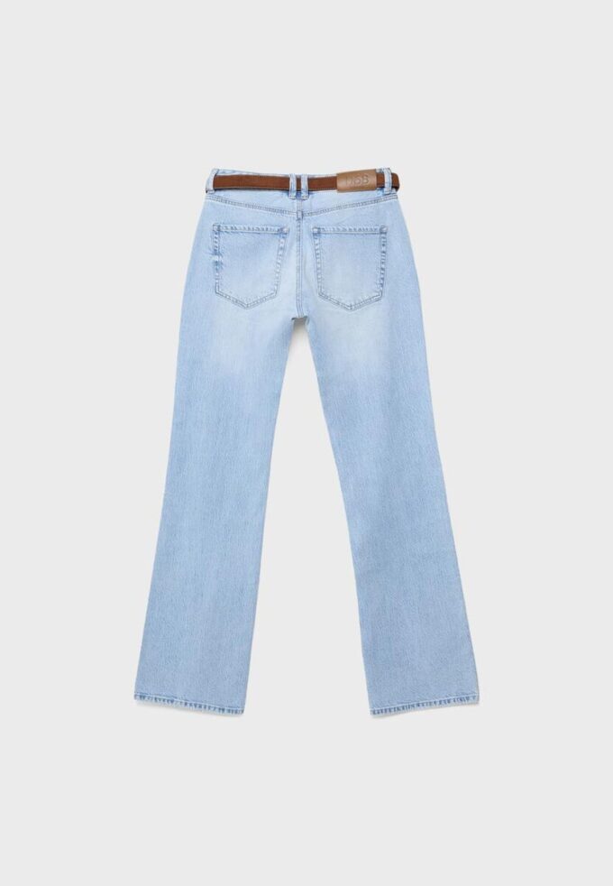 D68 Boot-Cut Jeans with Belt D68 Boot-Cut Jeans with Belt