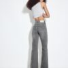 D74 Flared Jeans with Slit D74 Flared Jeans with Slit