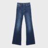 D74 Flared Jeans with Slit