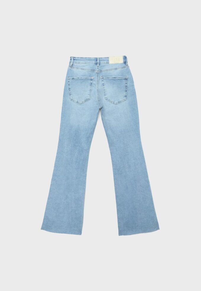 D74 Flared Jeans with Slit D74 Flared Jeans with Slit