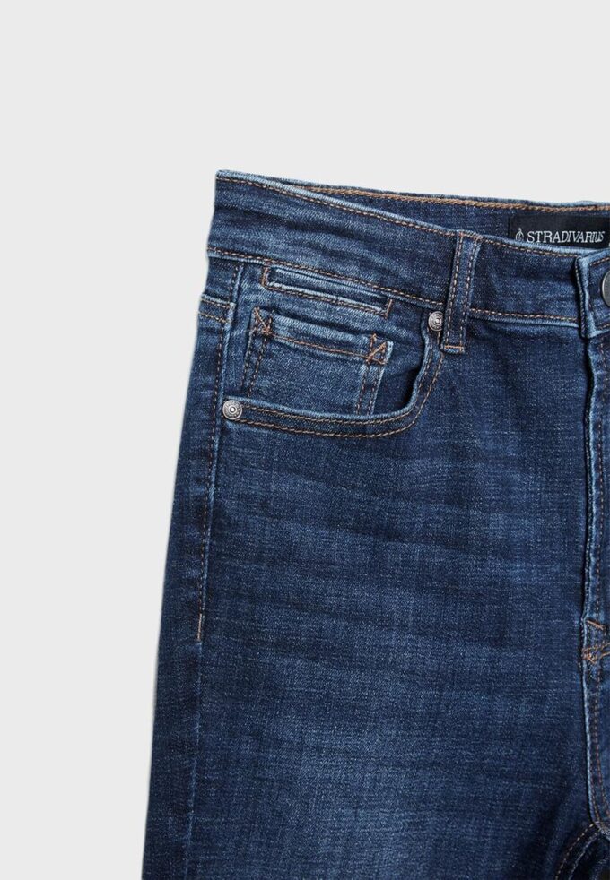 D74 Flared Jeans with Slit