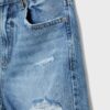 D75 Ripped Denim Shorts