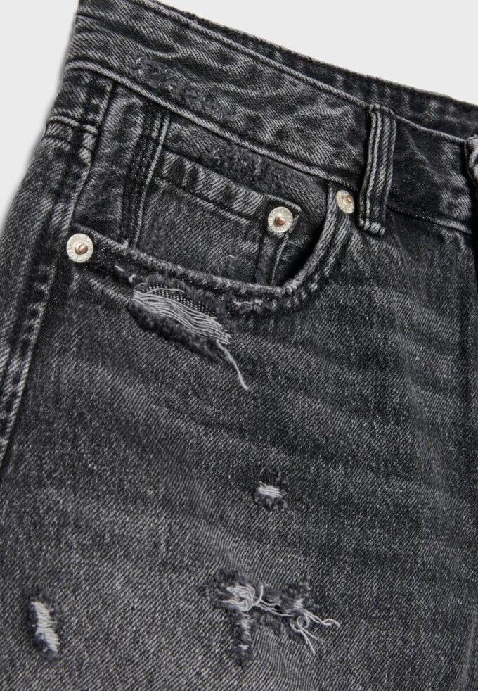 D75 Ripped Denim Shorts D75 Ripped Denim Shorts