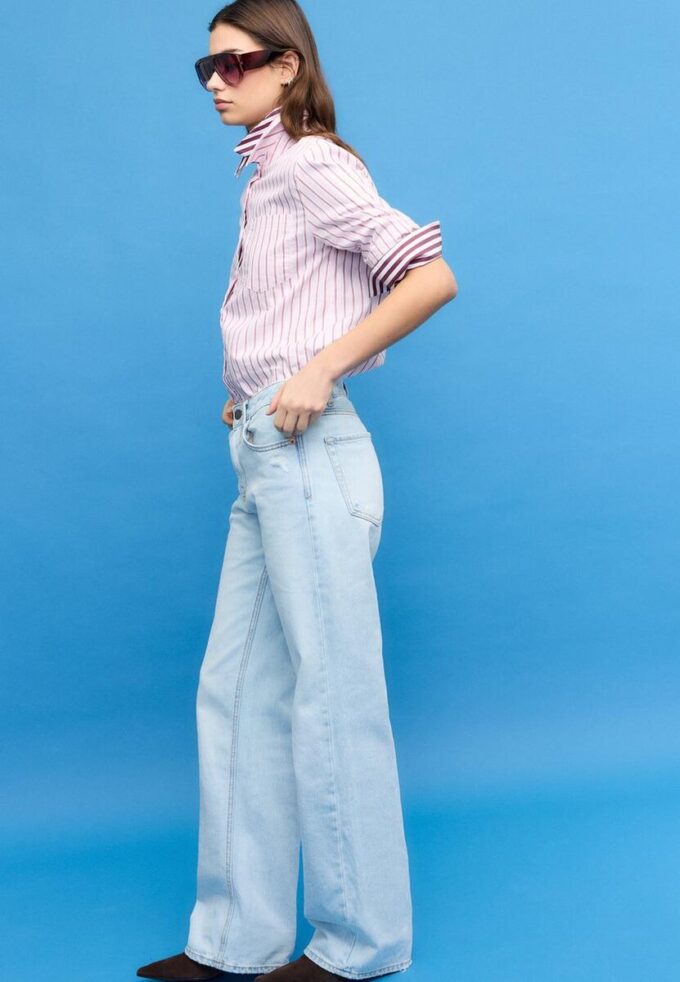 D92 Straight Wide-Leg Jeans