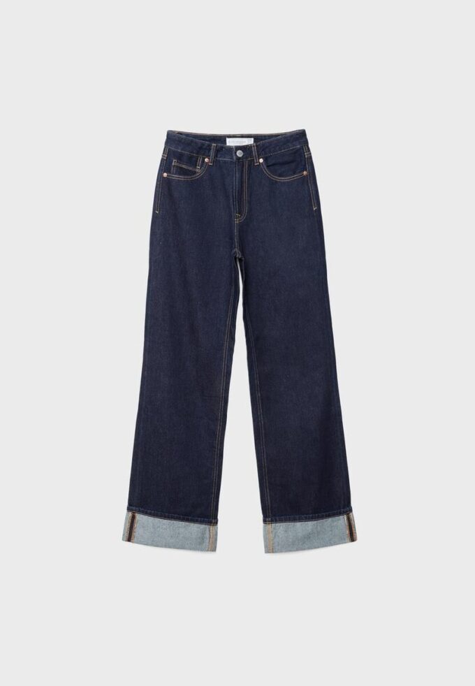 D92 Straight Wide-Leg Jeans