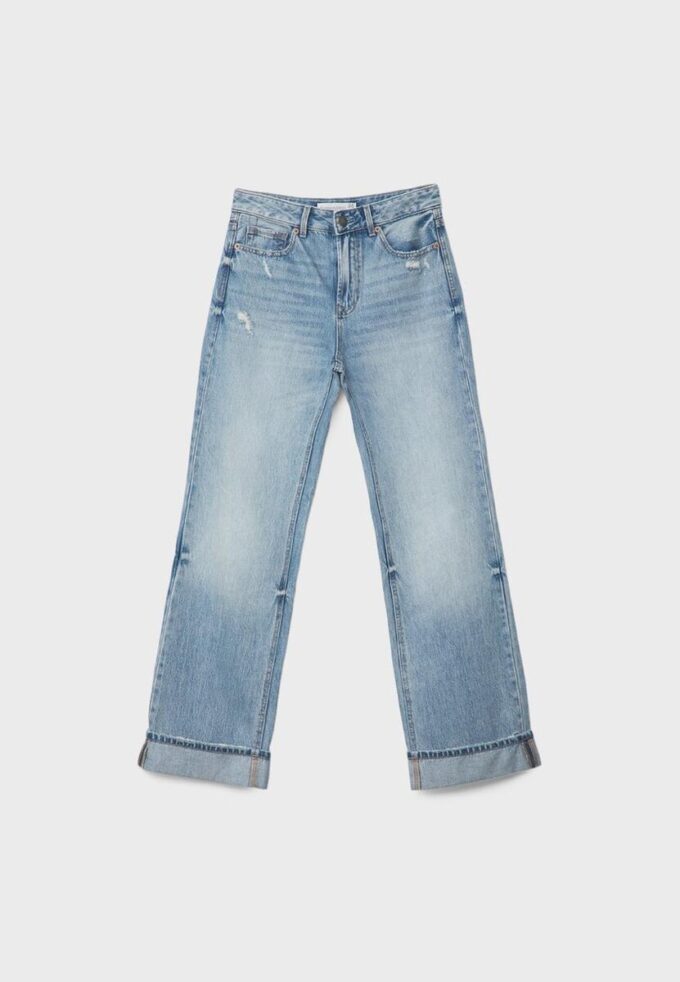 D92 Straight Wide-Leg Jeans