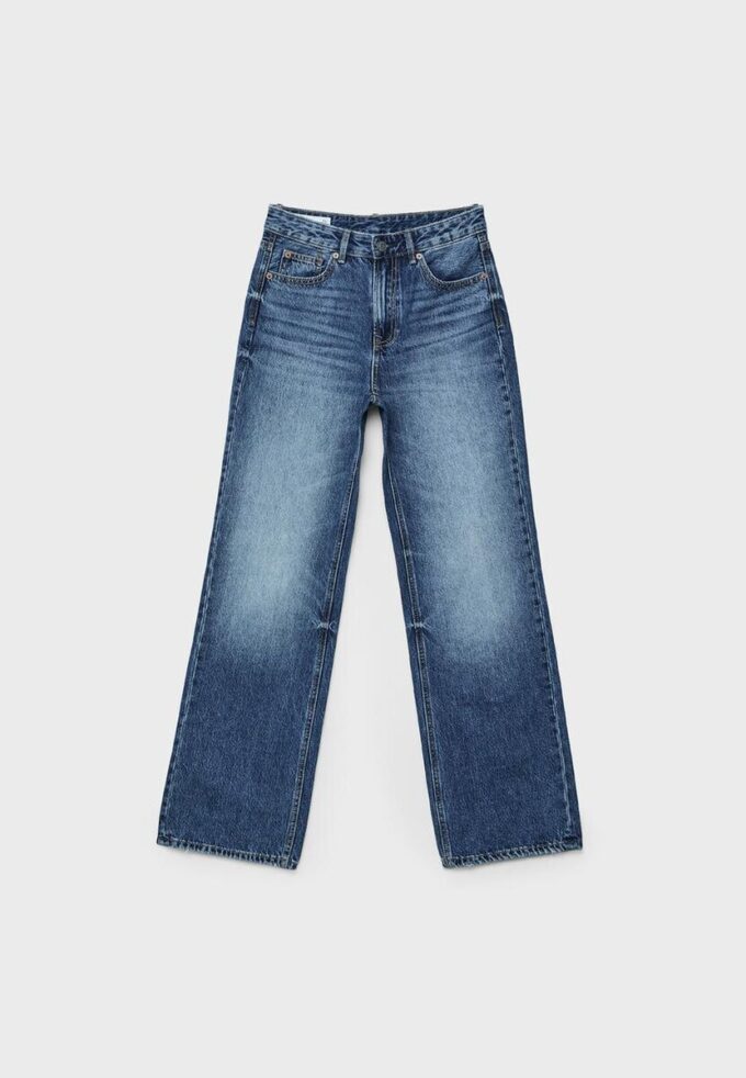 D92 Straight Wide-Leg Jeans