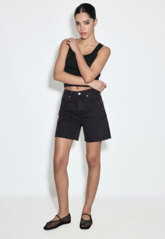 D93 Longline Denim Shorts
