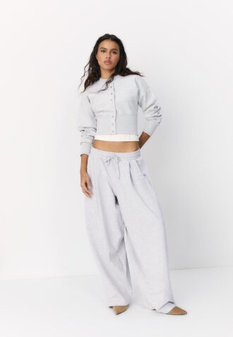 Darted Balloon Jogger Trousers