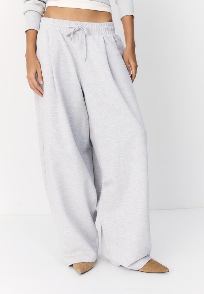 Darted Balloon Jogger Trousers