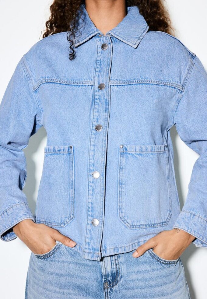 Denim Jacket with Pockets