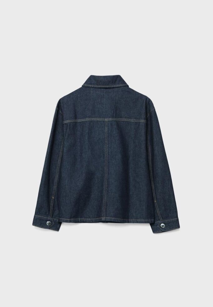 Denim Jacket with Pockets Denim Jacket with Pockets