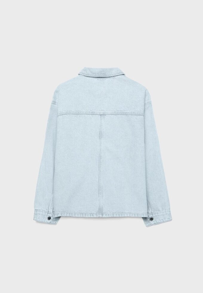 Denim Jacket with Pockets Denim Jacket with Pockets
