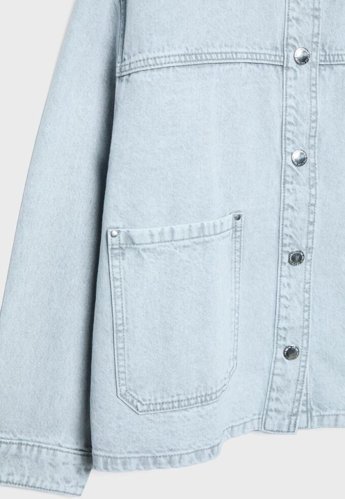 Denim Jacket with Pockets Denim Jacket with Pockets