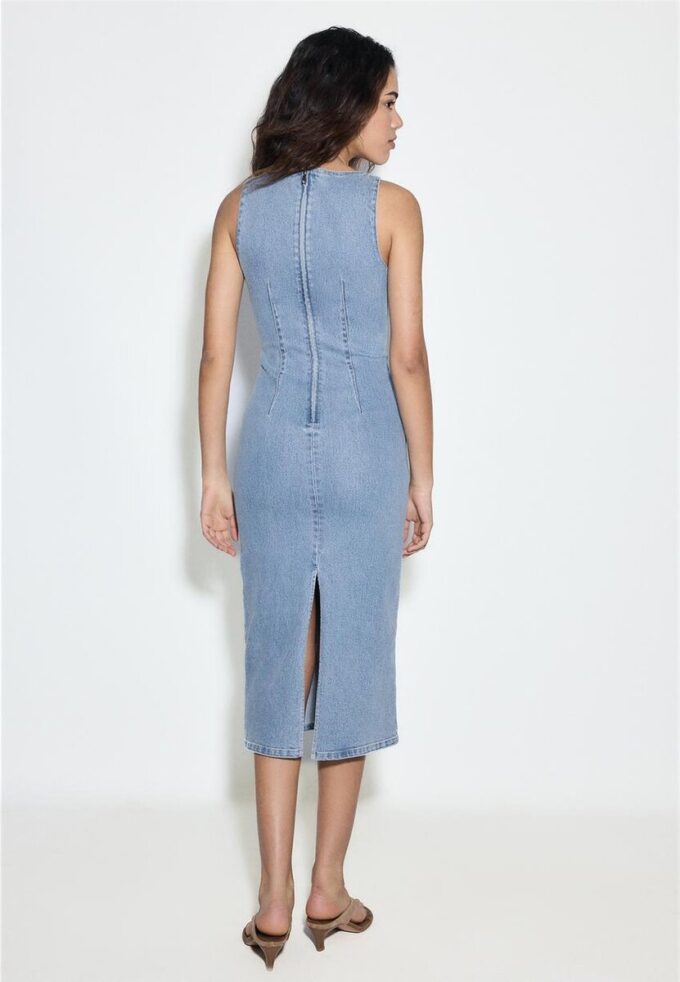 Denim Midi Dress