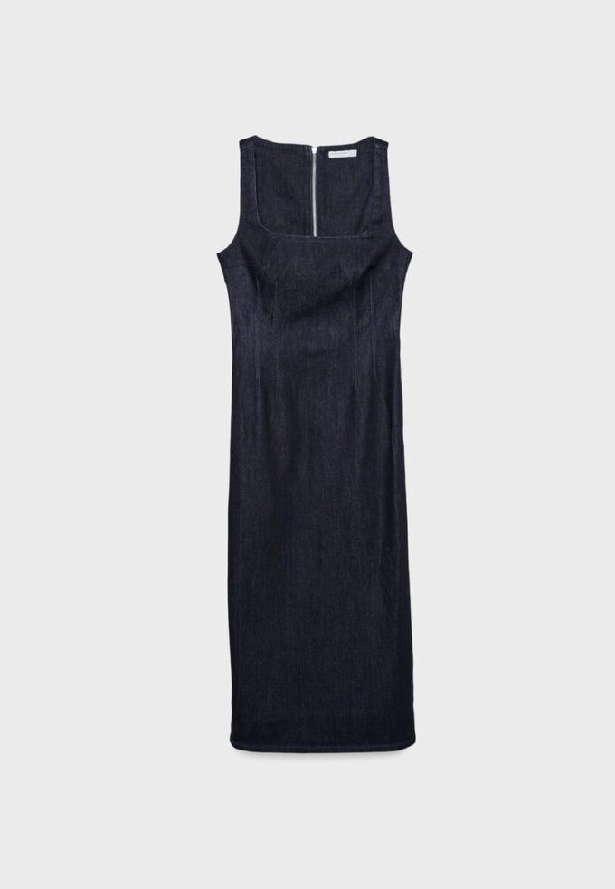 Denim Midi Dress