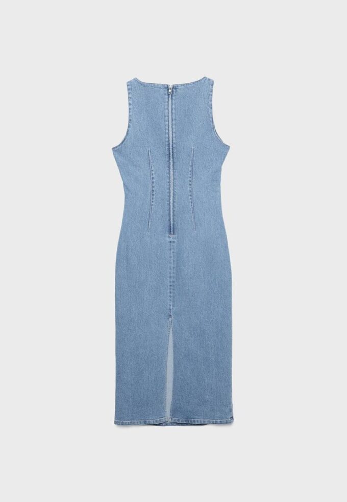 Denim Midi Dress