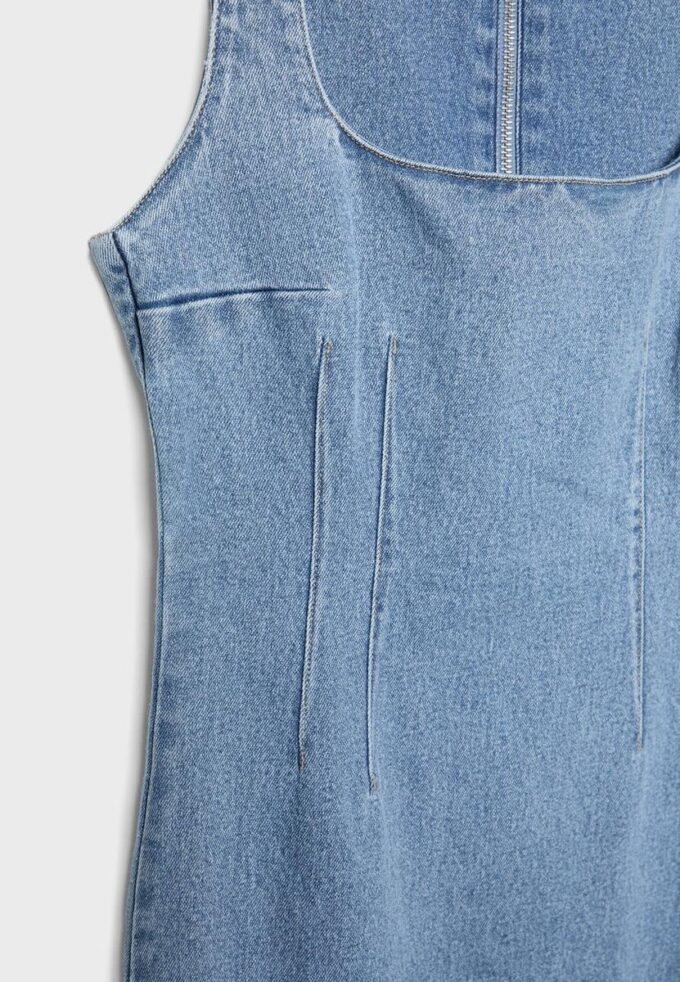 Denim Midi Dress