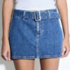 Denim Skort with Belt Denim Skort with Belt