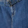 Denim Skort with Belt Denim Skort with Belt