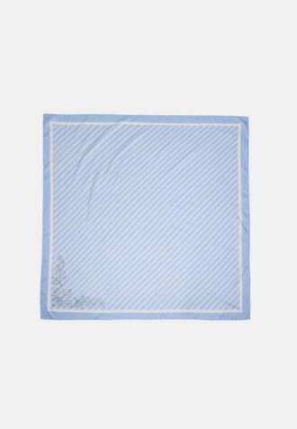 Diagonal Striped Scarf with Bits