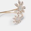 Double Flower Enamel Bracelet