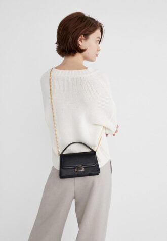 Double-Handle Crossbody Bag
