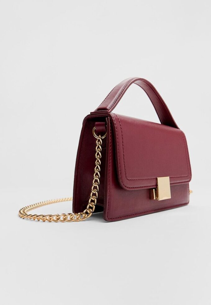 Double-Handle Crossbody Bag