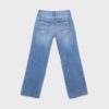 Double Metal Button Straight-Leg Jeans Double Metal Button Straight-Leg Jeans