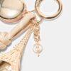 Eiffel Tower and Macarons Charm Keyring
