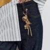 Eiffel Tower and Macarons Charm Keyring