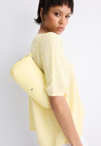 Elongated Eyelet Shoulder Bag